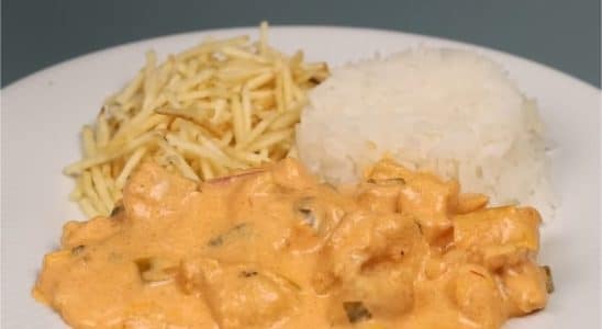 strogonoff de frango cremoso