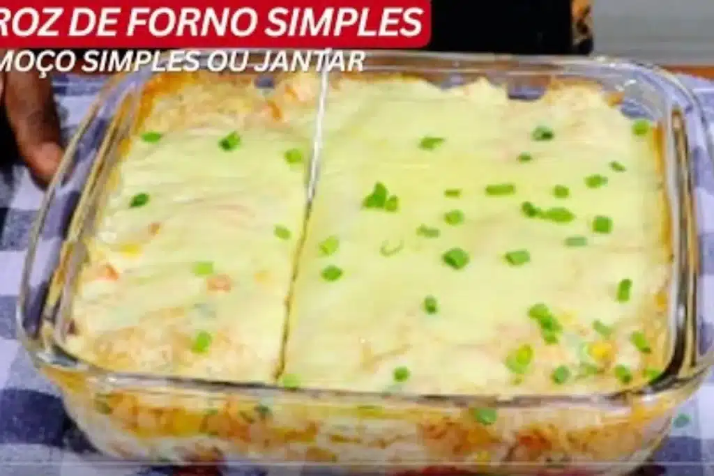 Arroz de forno com frango: o prato simples, fácil e cremoso para você resolver o almoço da família de um jeito delicioso. 4 arroz de forno com frango