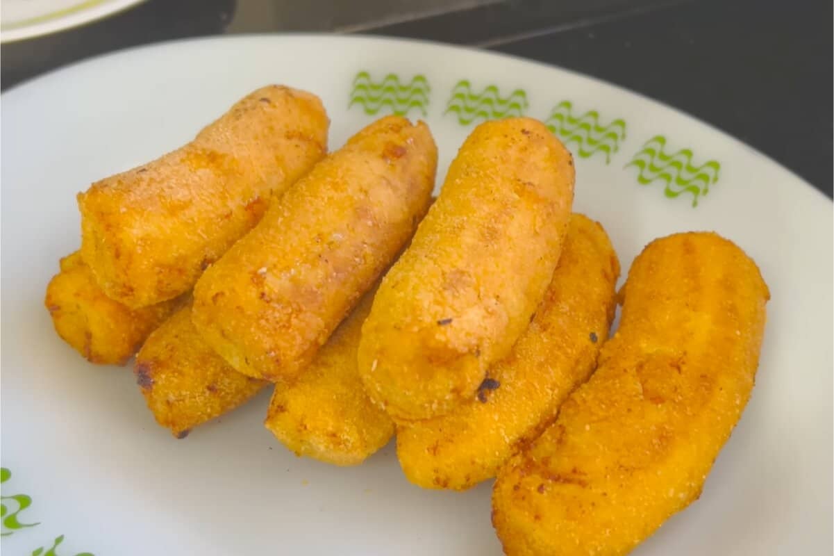 Banana frita de restaurante sequinha e perfeita para acompanhar sua ceia de Ano Novo 53 banana frita de restaurante