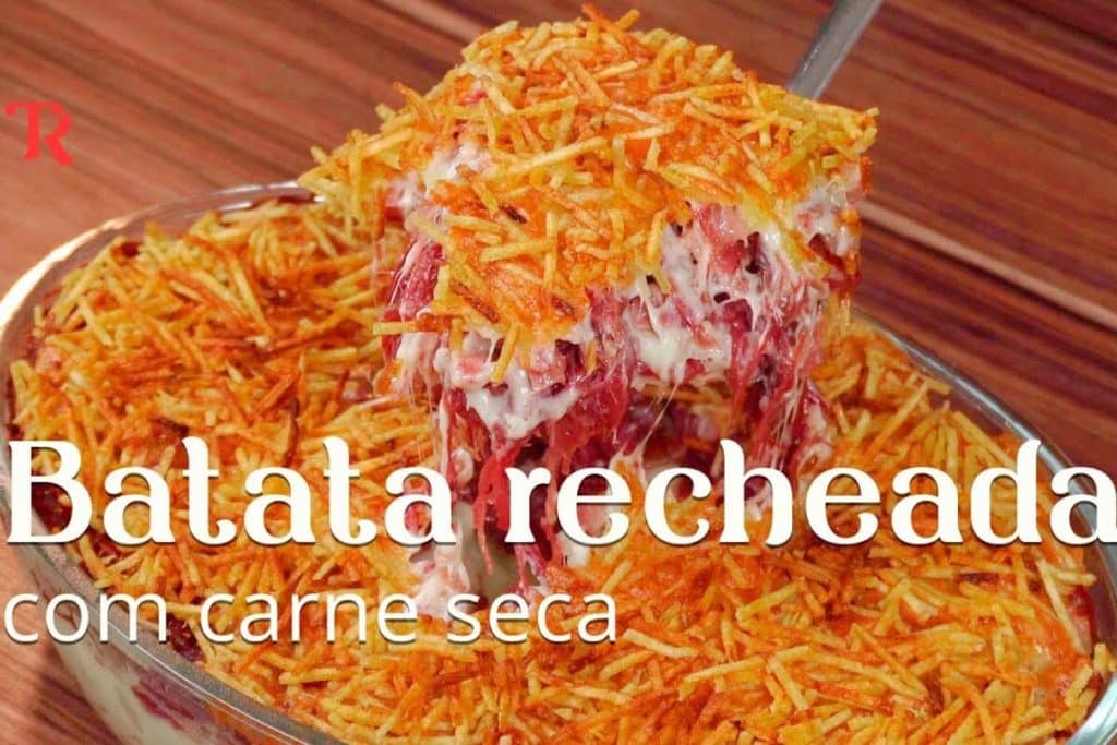 Batata recheada com carne seca para surpreender a todos com muito sabor e praticidade 90 batata recheada com carne seca