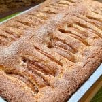 bolo de maçã com coco