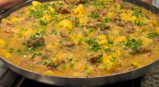 costela com mandioca cremosa