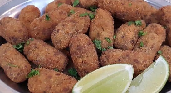 croquete de carne moída