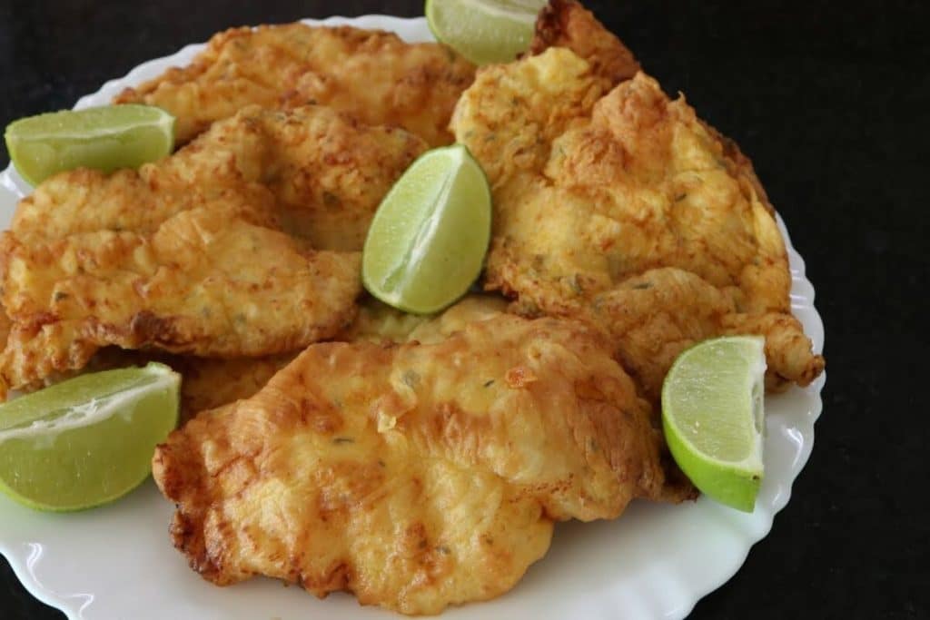 filé de frango empanado