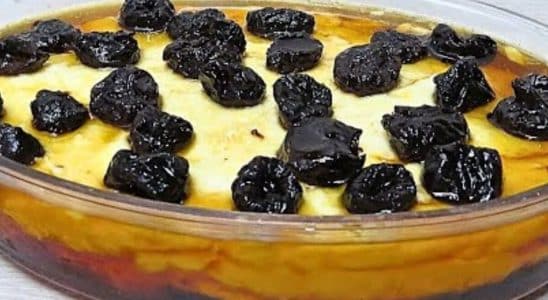 manjar de coco na travessa