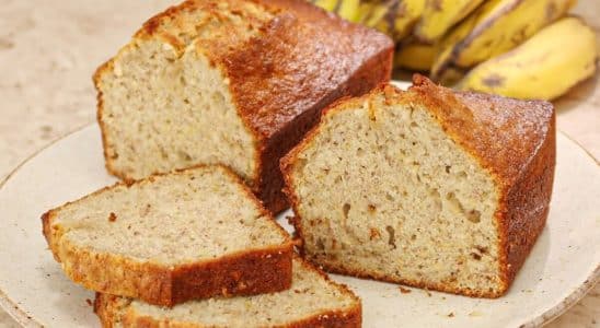 pão caseiro de banana