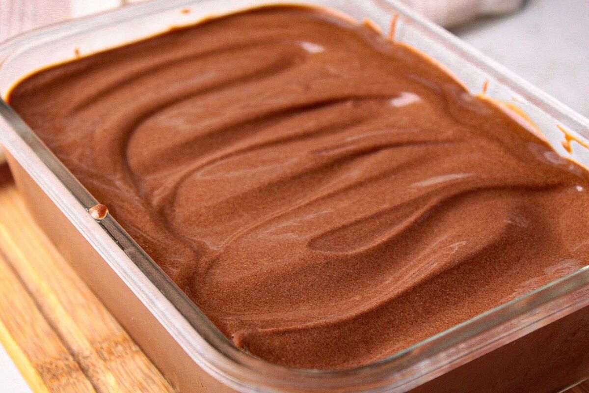 recheio de chocolate