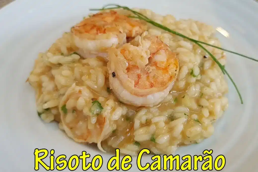 Risoto de camarão pronto em 30 minutos para você servir um jantar elegante e delicioso na ceia de Ano Novo 4 risoto de camarão
