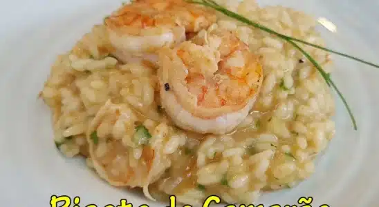 Risoto de camarão pronto em 30 minutos para você servir um jantar elegante e delicioso na ceia de Ano Novo 1 risoto de camarão