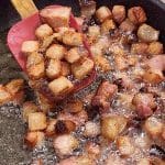 salada de legumes com bacon