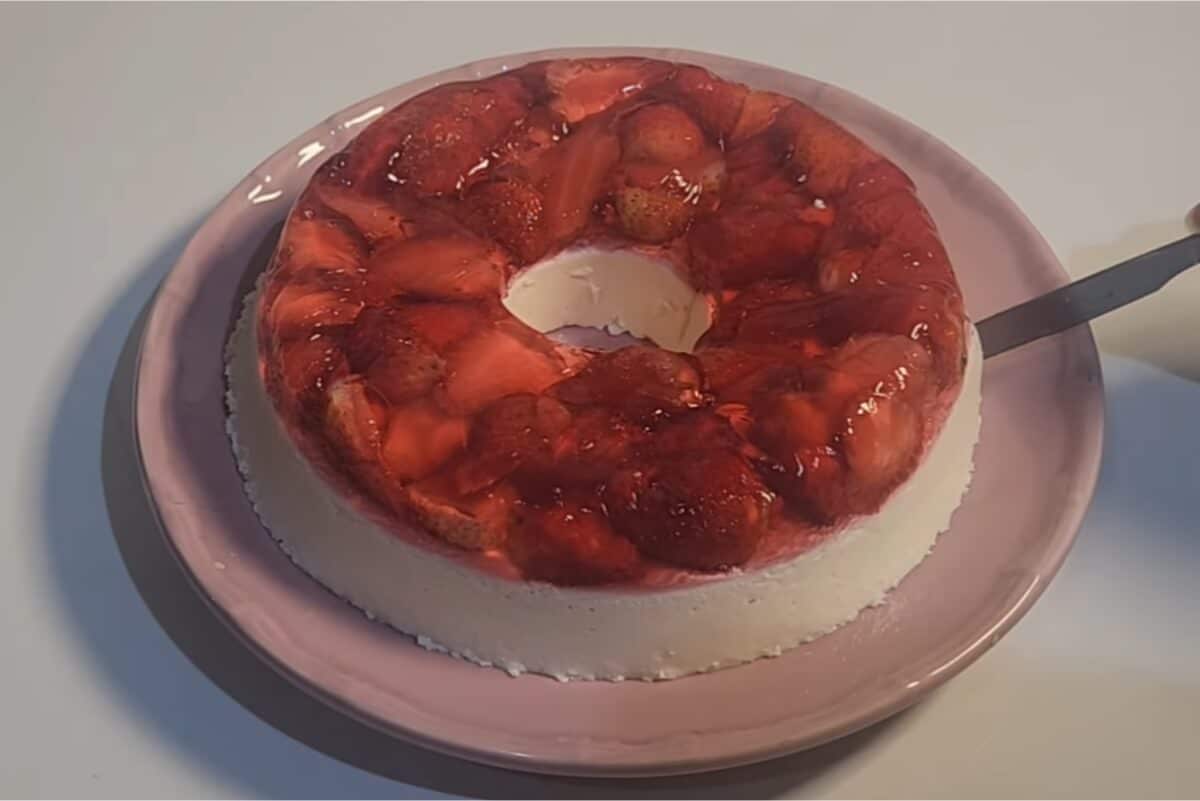 sobremesa de morango