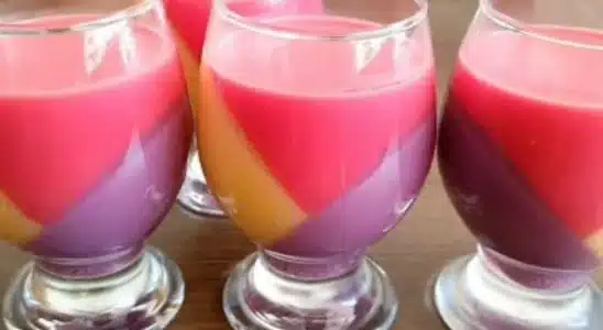 Sobremesa de 2 ingredientes deliciosa, fácil de fazer e fica linda na sua mesa de ceia de Natal 1 sobremesa de 2 ingredientes