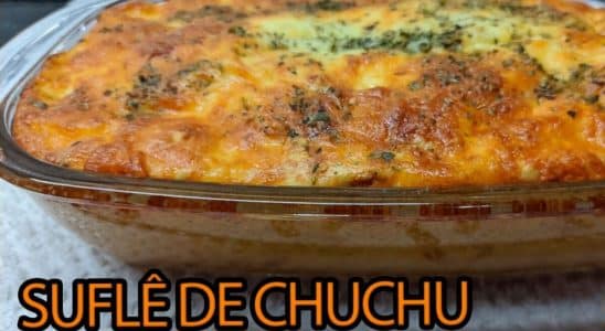 suflê de chuchu