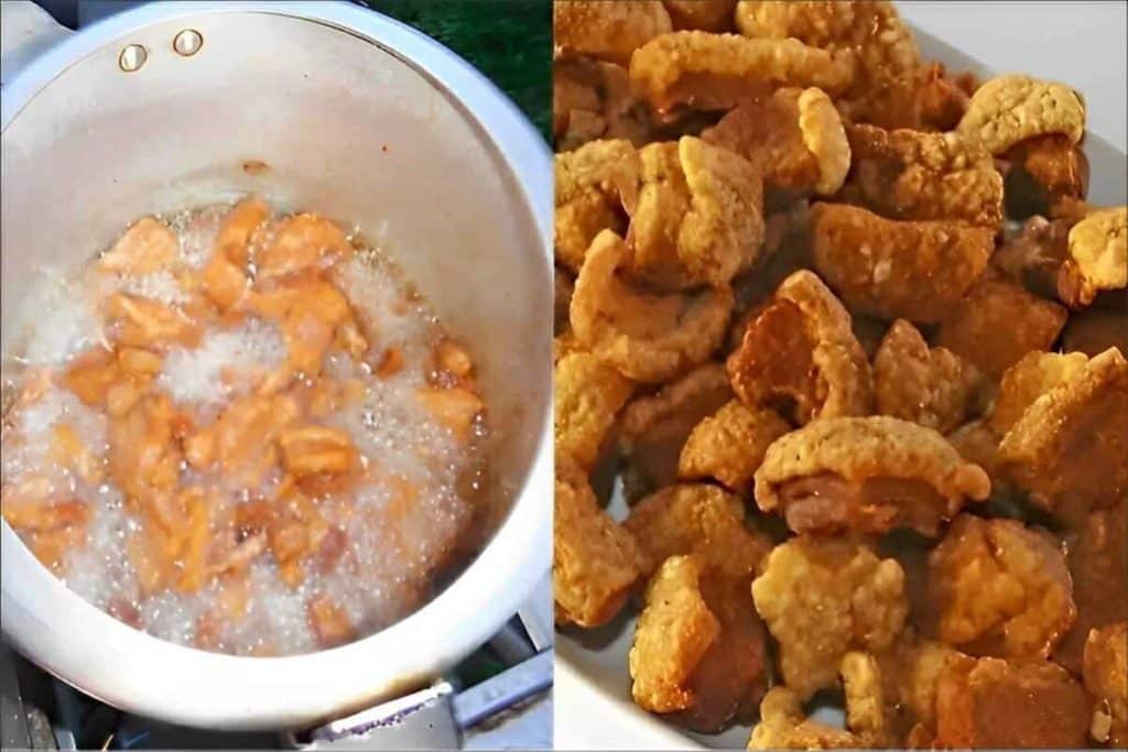 torresmo na panela de pressão