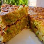 torta de repolho na frigideira