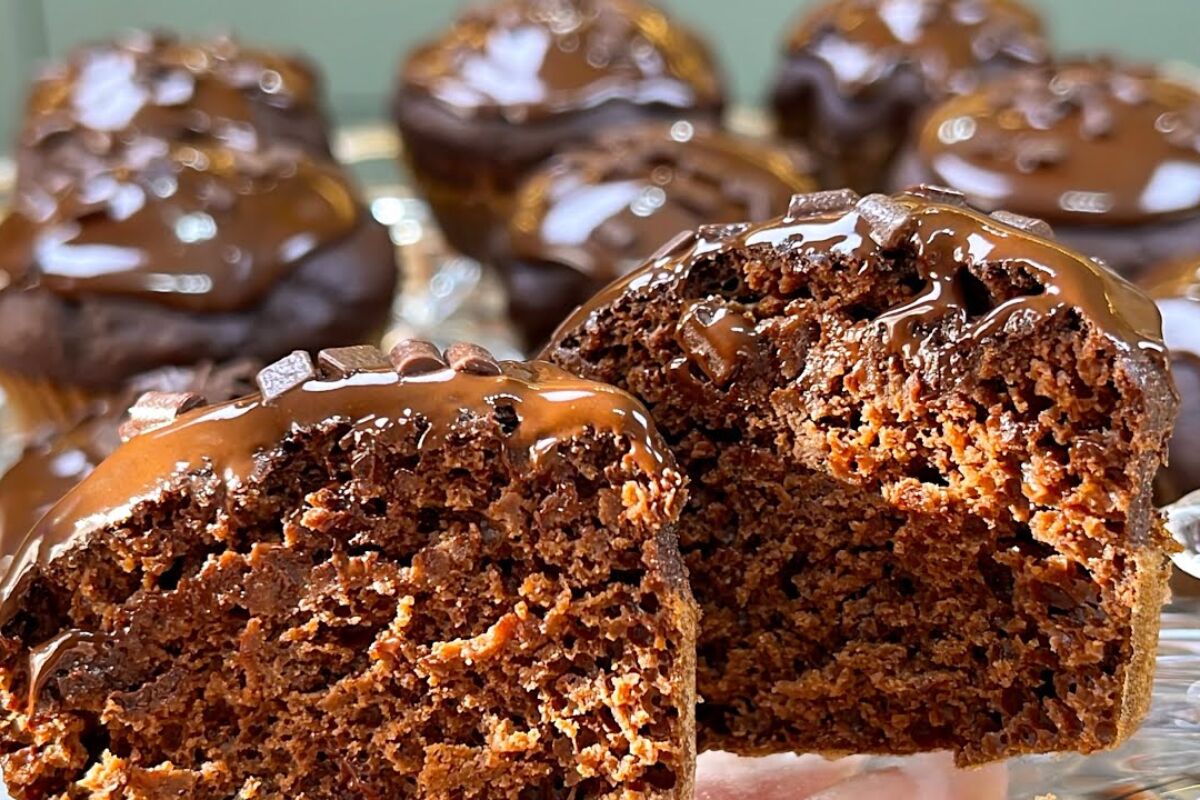 bolinho de chocolate saudável