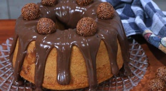 bolo de cenoura fofinho