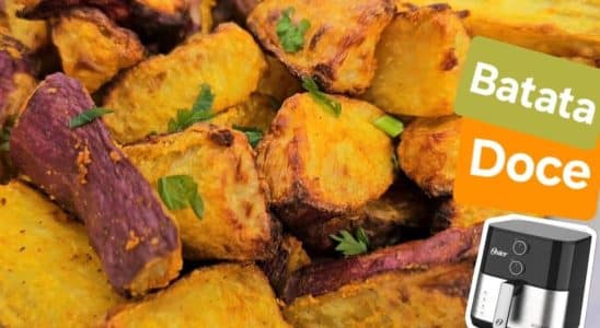 batata doce na air fryer