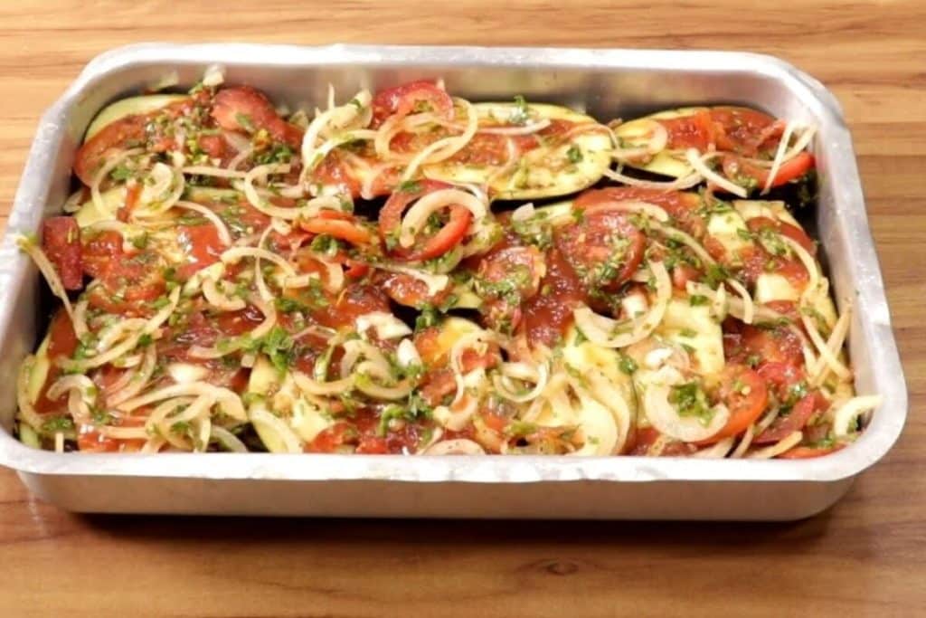 Berinjela no forno deliciosa e feita de um jeito diferente pela minha mãe para surpreender no almoço 157 berinjela no forno