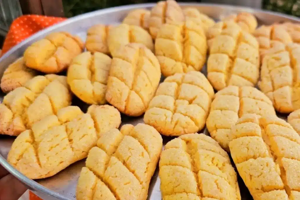 bolacha de fubá e polvilho