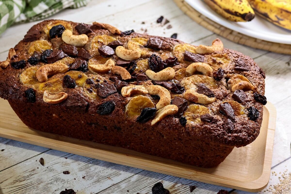 bolo de banana low carb