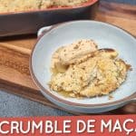 crumble de maçã