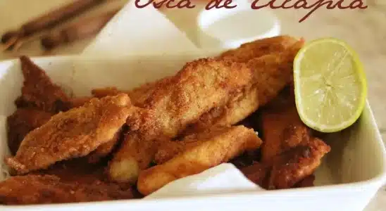 Iscas de tilápia empanada: aprenda como fazer esse petisco super crocante por fora e muito suculento por dentro 4 iscas de tilápia empanada