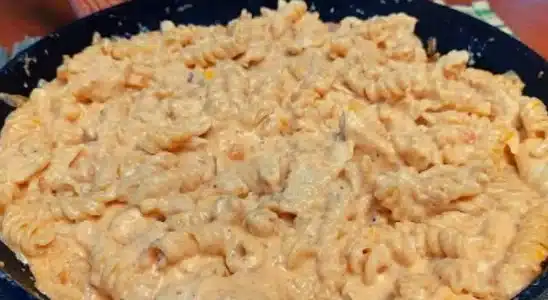 Macarrão cremoso com frango: uma refeição rápida e deliciosa que fica pronta em poucos minutos para salvar o seu dia 1 macarrão cremoso com frango