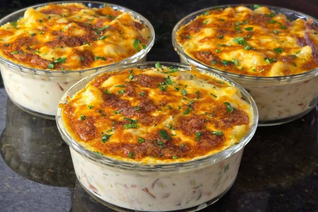 macarrão com molho de batata