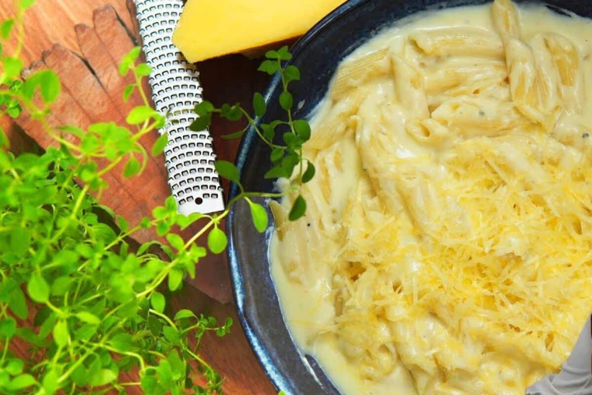 molho branco com gorgonzola