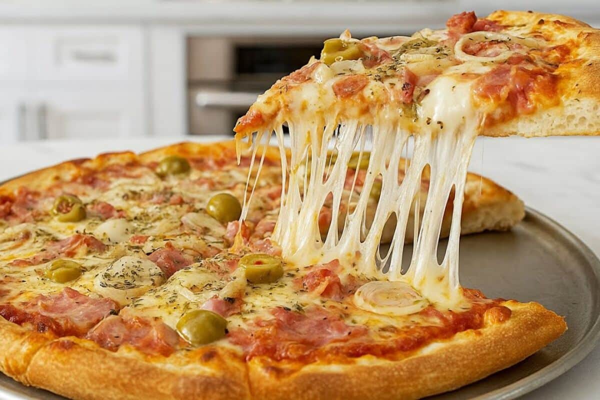 pizza de liquidificador