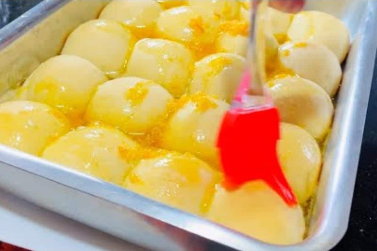 pão bolinha de alho