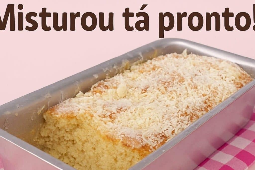 pão de coco molhadinho