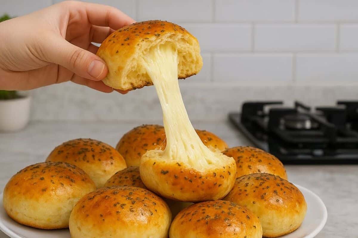 Pão recheado de queijo e presunto para fazer um lanche rapidinho que todos vão amar 59 pão recheado de queijo