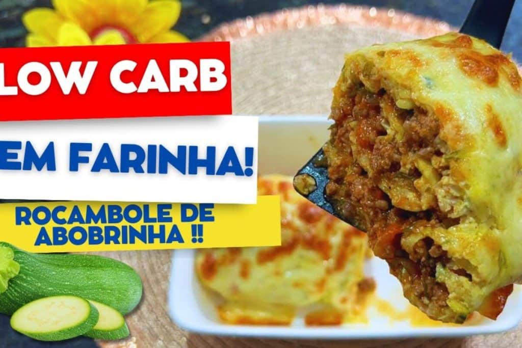rocambole de abobrinha