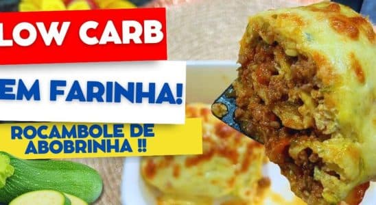 rocambole de abobrinha