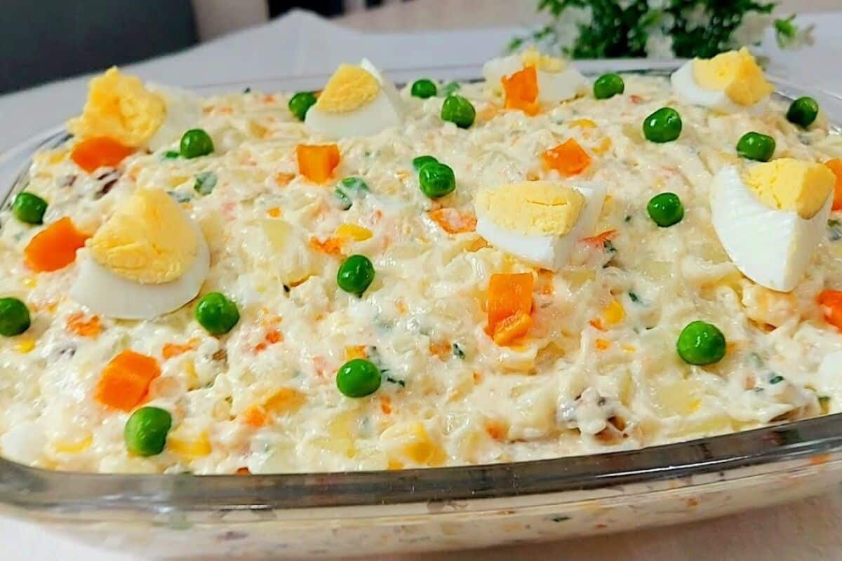 salada de maionese para churrasco