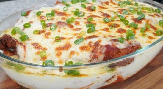 tilápia ao molho cremoso