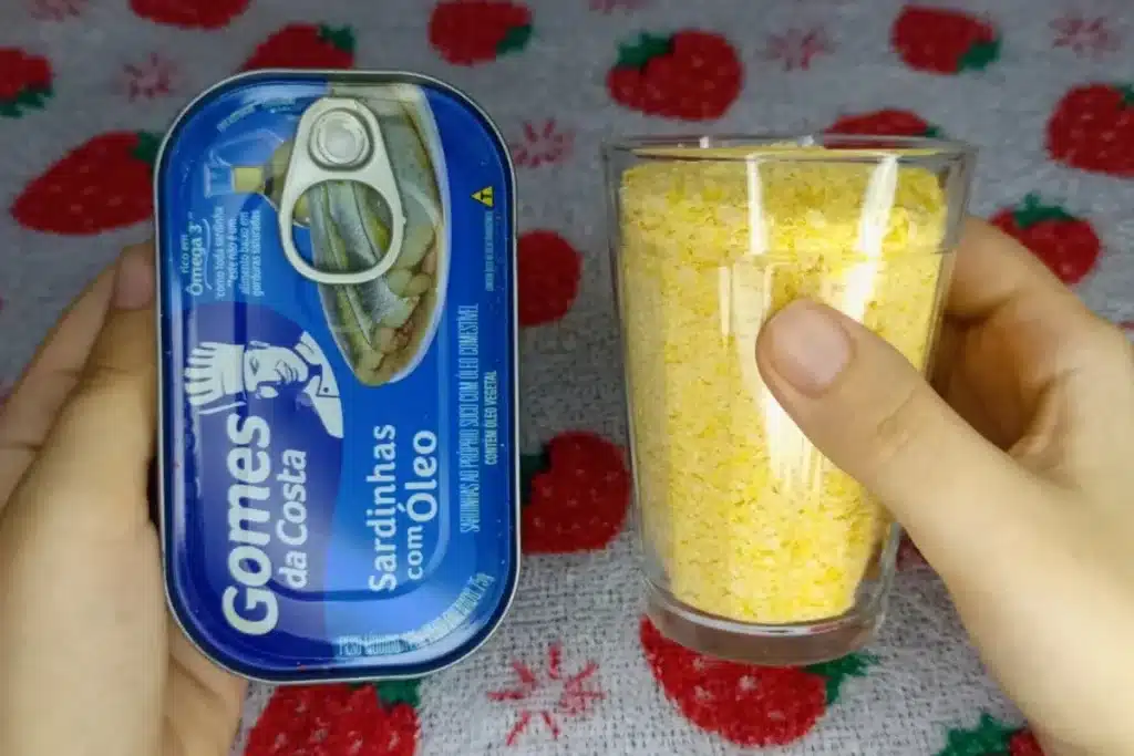 Almoço com sardinha: misture flocão com sardinha e tenha um prato delicioso pronto em minutos 4 almoço com sardinha