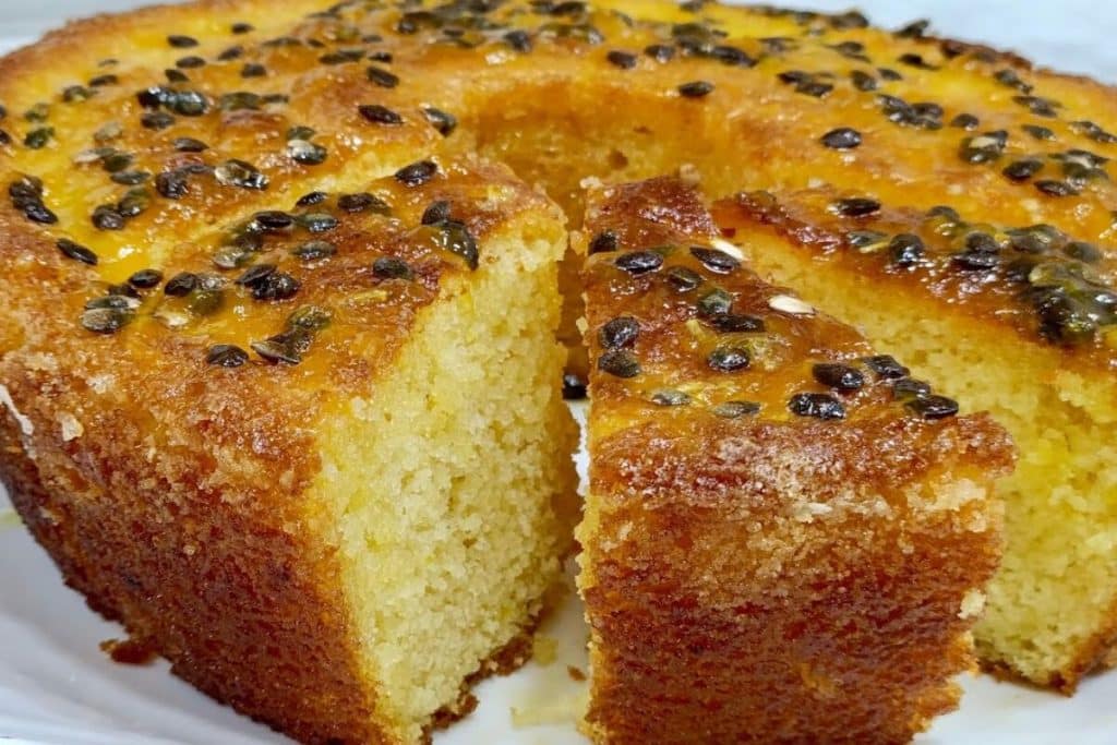 bolo de maracujá fofinho