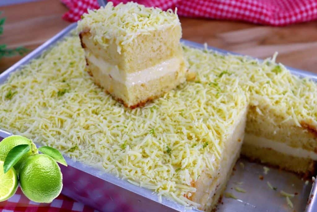bolo gelado de limão