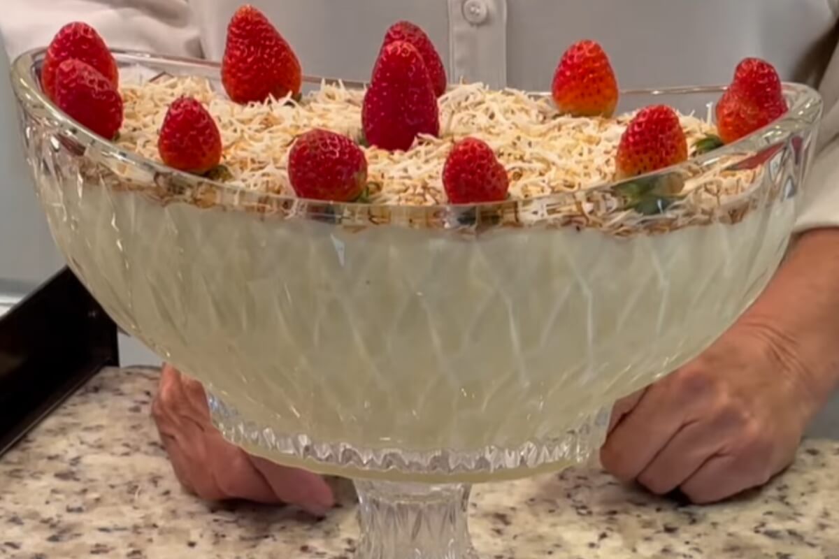 cocada cremosa na taça