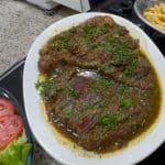 fraldinha ao molho de mostarda