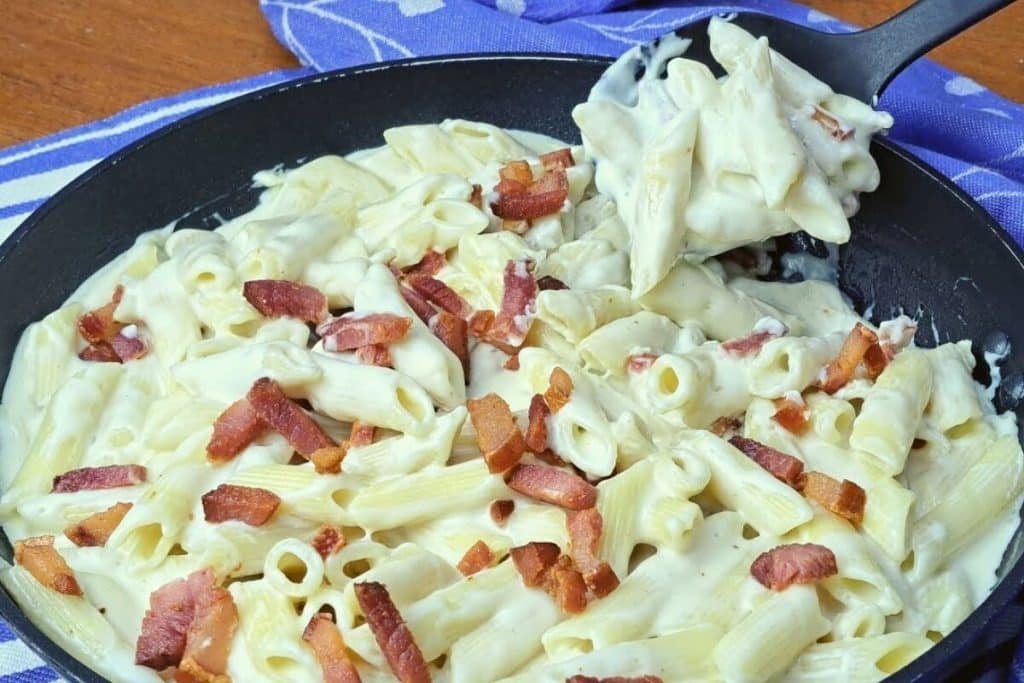 macarrão cremoso com queijo