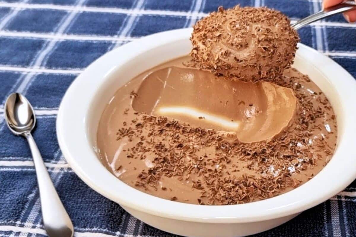 Mousse sem leite condensado, creme de leite ou ovo: uma opção saudável, cremosa e deliciosa 126 mousse sem leite condensado
