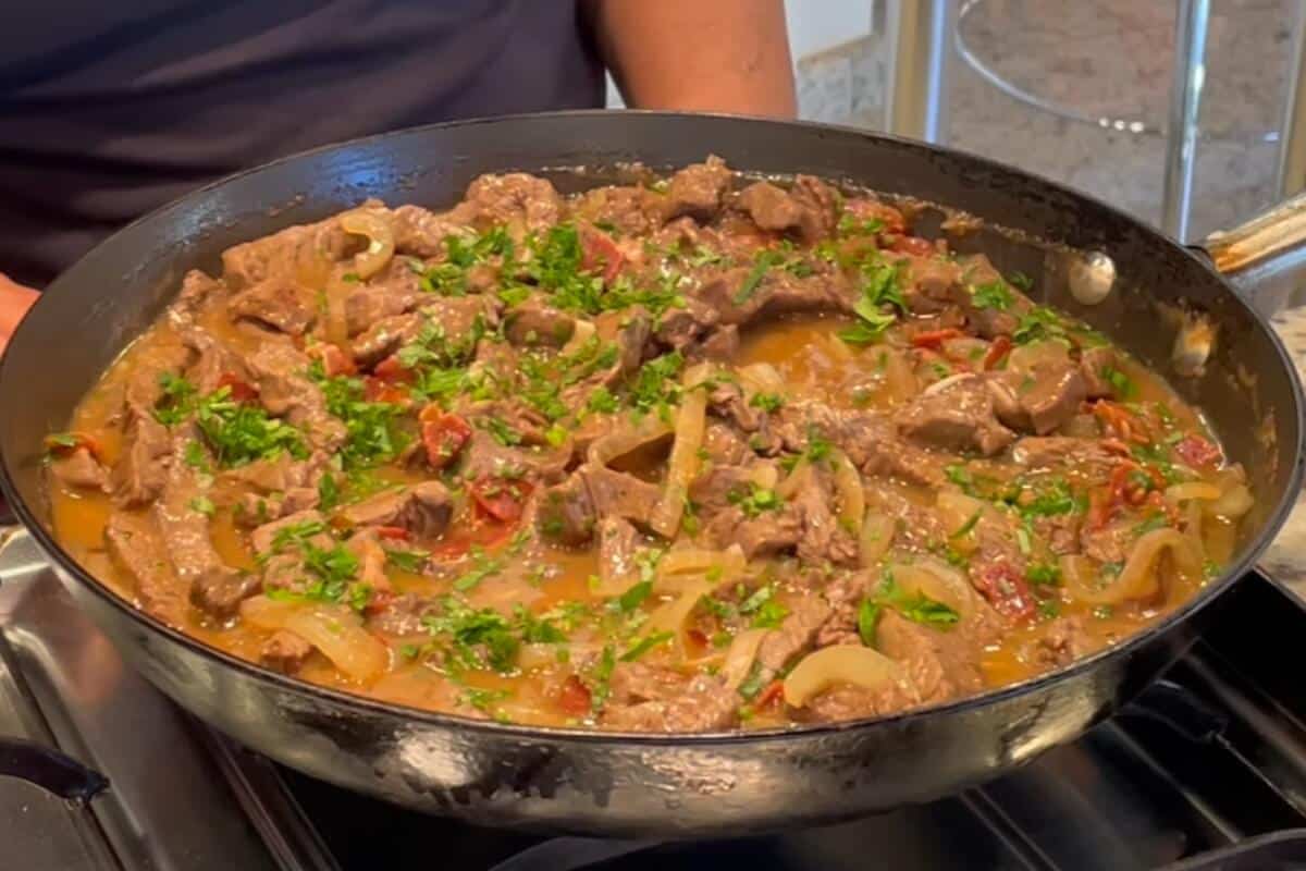 picadinho de carne com bacon