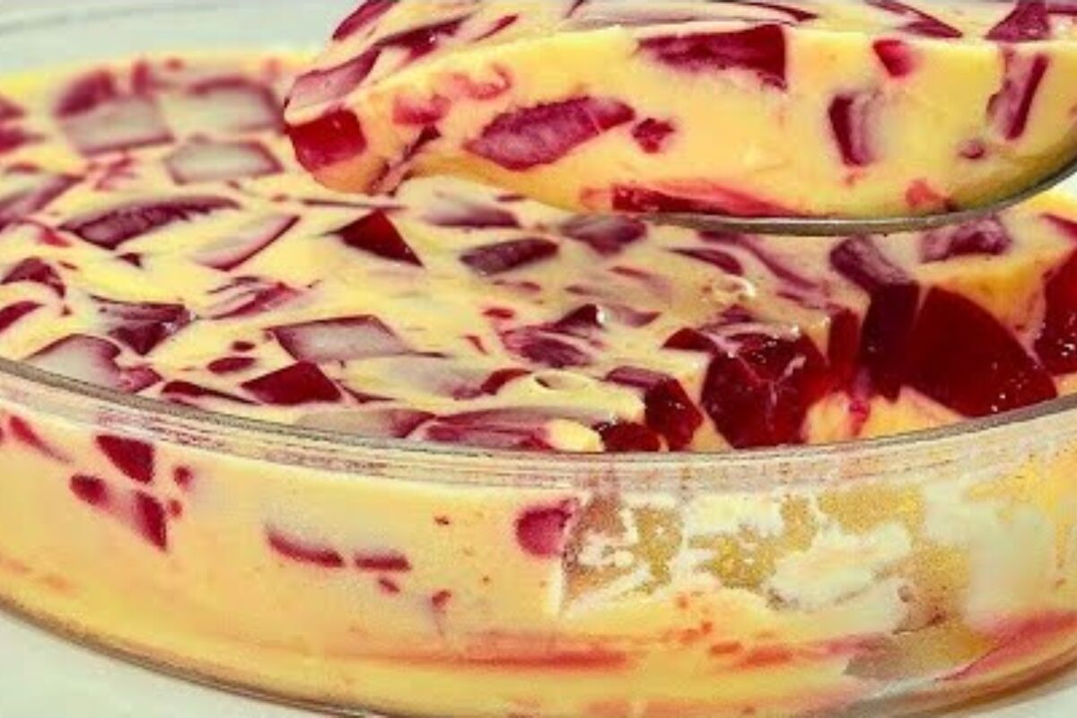 sobremesa com gelatina