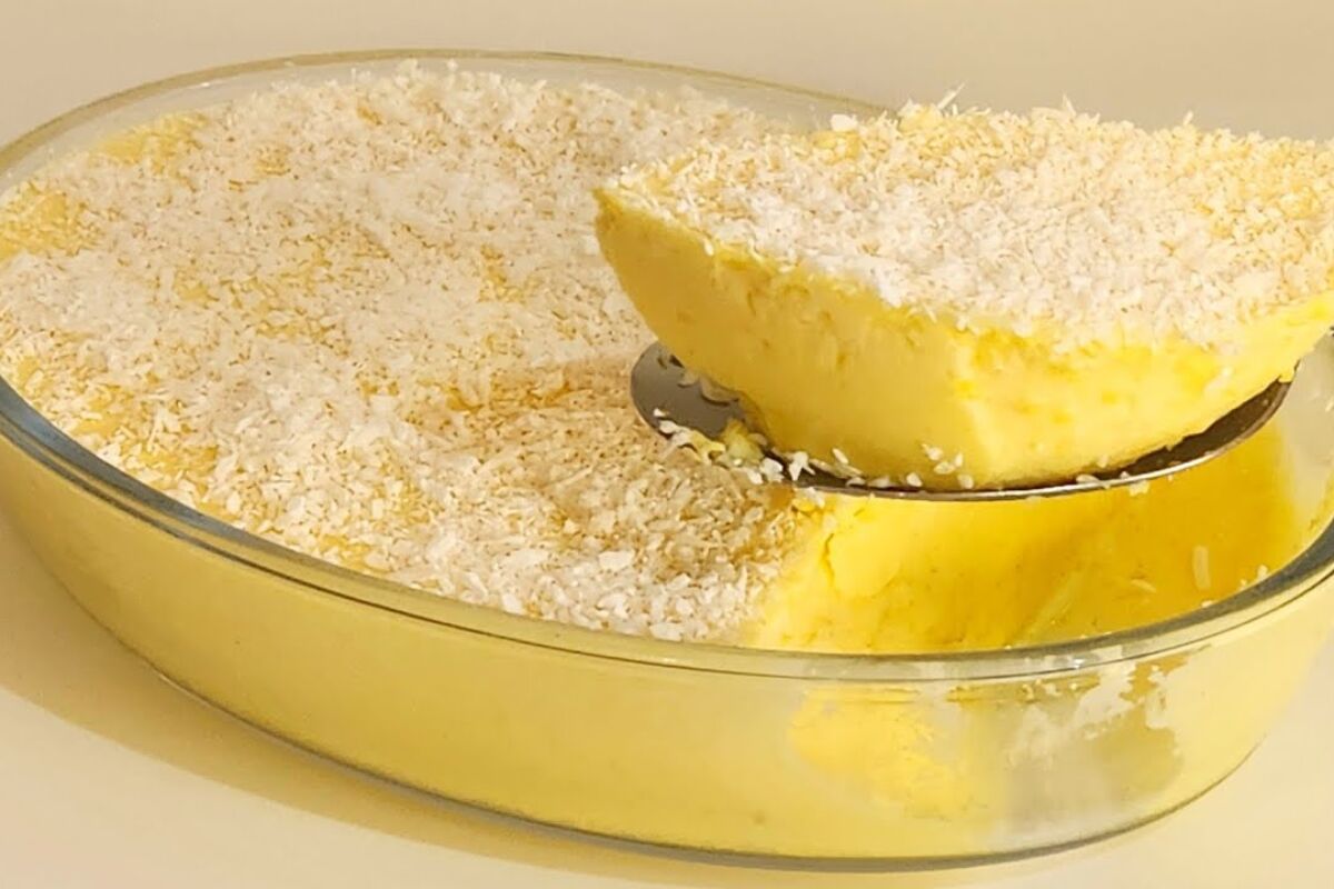 sobremesa de creme de leite