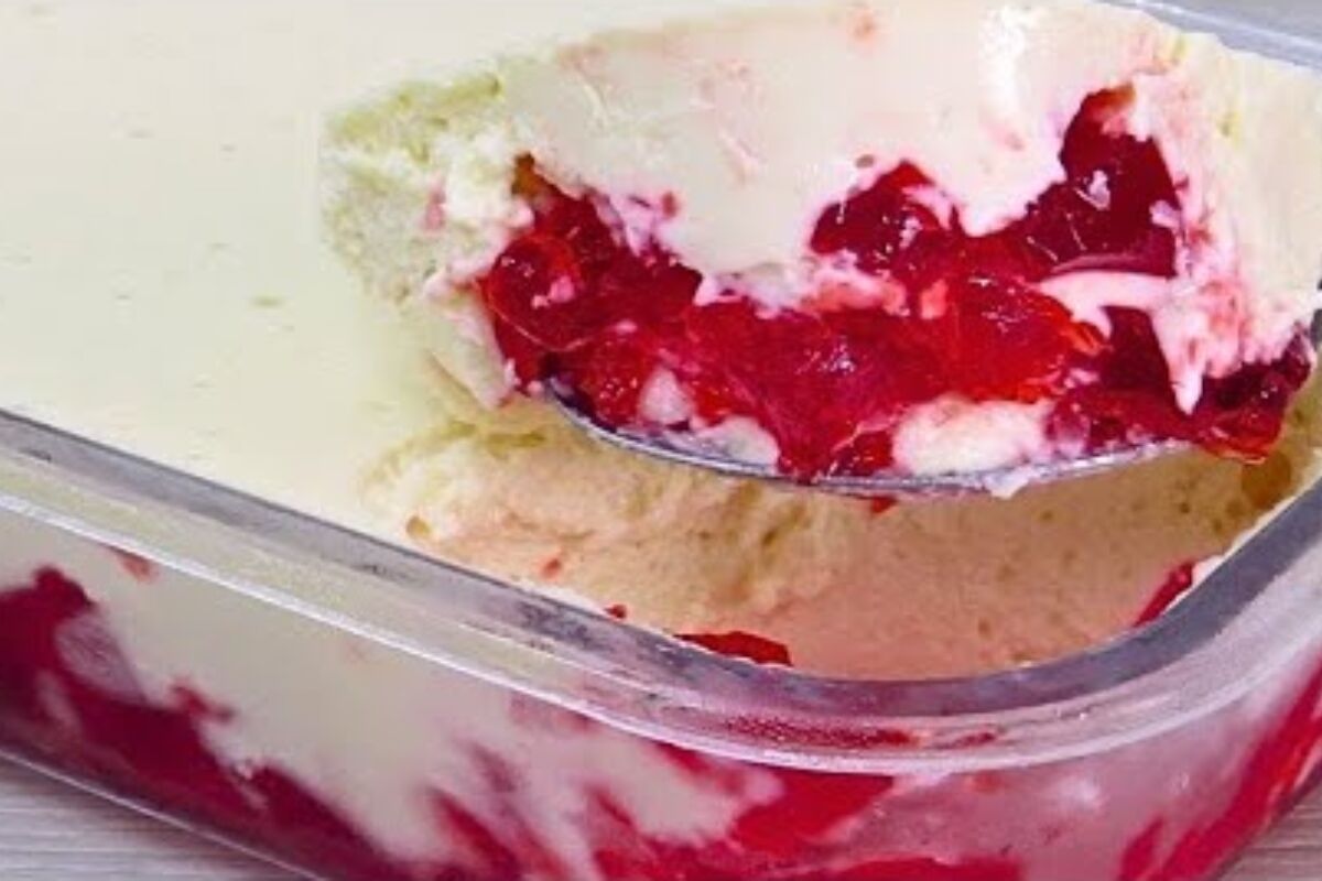 sobremesa de gelatina com leite ninho