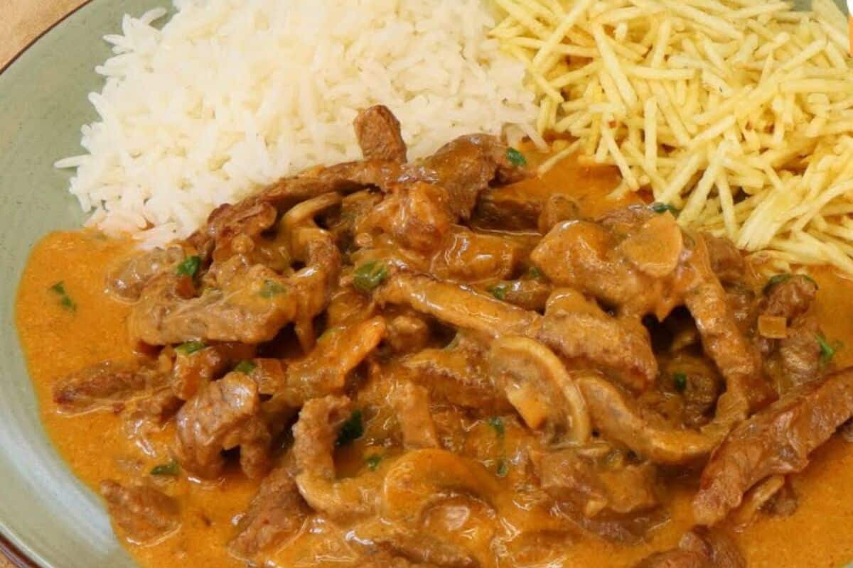 Strogonoff de carne perfeito
